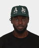 New Era Oakland Athletics 'Logo Evolution' Golfer Snapback Collection Dark Green