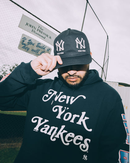 New Era New York Yankees 'Logo Evolution' Golfer Snapback Collection Navy