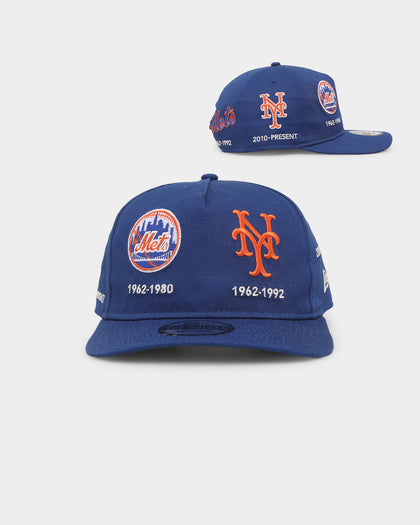 New Era New York Mets 'Logo Evolution' Golfer Snapback Collection Light Royal