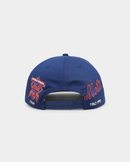 New Era New York Mets 'Logo Evolution' Golfer Snapback Collection Light Royal