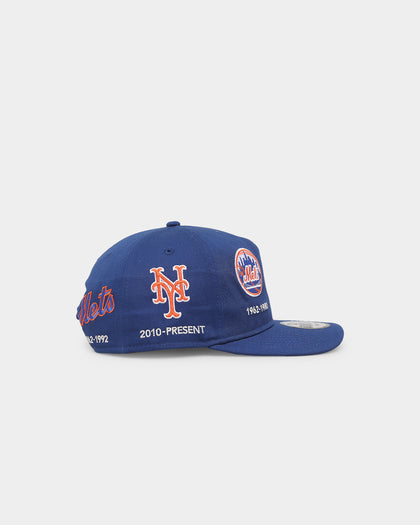 New Era New York Mets 'Logo Evolution' Golfer Snapback Collection Light Royal