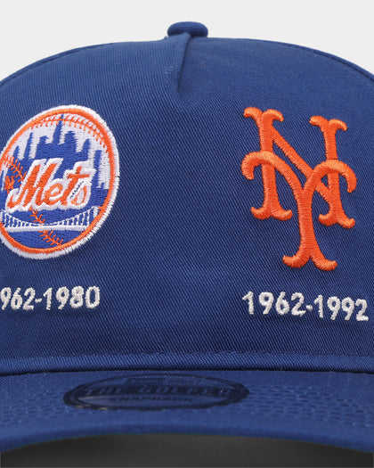New Era New York Mets 'Logo Evolution' Golfer Snapback Collection Light Royal