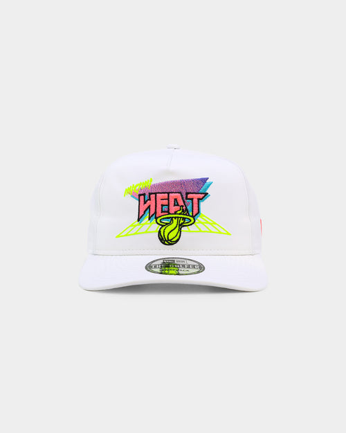 New Era Miami Heat 'Retro Arcade' Prolight Old Golfer Snapback White