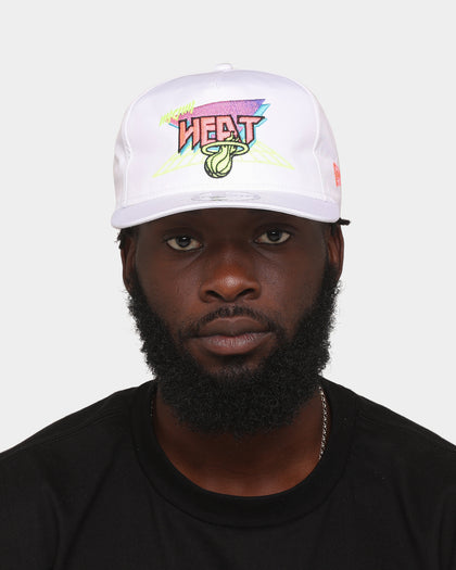 New Era Miami Heat 'Retro Arcade' Prolight Old Golfer Snapback White