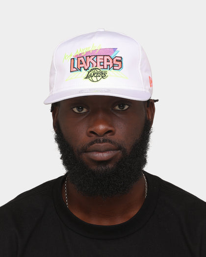 New Era Los Angeles Lakers 'Retro Arcade' Prolight Old Golfer Snapback White