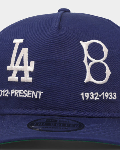 New Era Los Angeles Dodgers 'Logo Evolution' Golfer Snapback Golfer Collection Dark Royal
