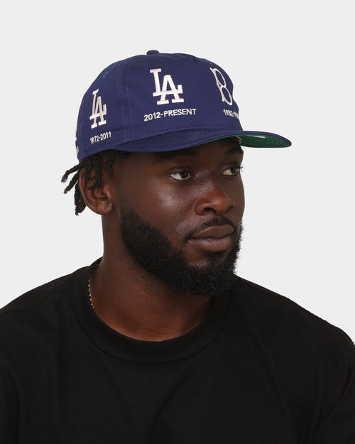 New Era Los Angeles Dodgers 'Logo Evolution' Golfer Snapback Golfer Collection Dark Royal