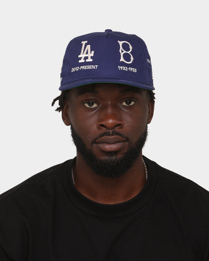 New Era Los Angeles Dodgers 'Logo Evolution' Golfer Snapback Golfer Collection Dark Royal
