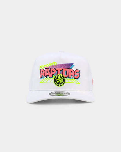 New Era Toronto Raptors 'Retro Arcade' Prolight Old Golfer Snapback White