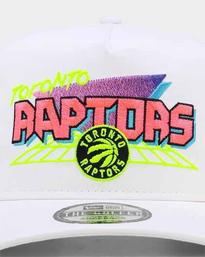 New Era Toronto Raptors 'Retro Arcade' Prolight Old Golfer Snapback White
