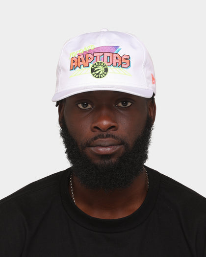 New Era Toronto Raptors 'Retro Arcade' Prolight Old Golfer Snapback White