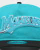 New Era Florida Marlins 'Chenille' Golfer Snapback Teal