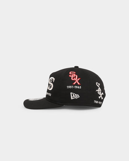 New Era Chicago White Sox 'Logo Evolution' Golfer Snapback Collection Black