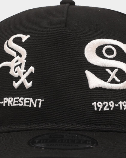 New Era Chicago White Sox 'Logo Evolution' Golfer Snapback Collection Black
