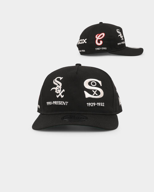 New Era Chicago White Sox 'Logo Evolution' Golfer Snapback Collection Black