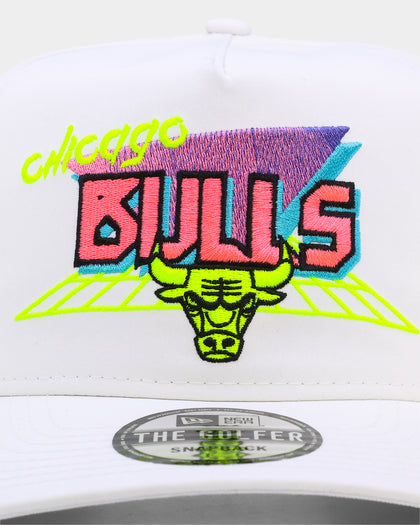 New Era Chicago Bulls 'Retro Arcade' Prolight Old Golfer Snapback White