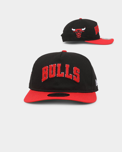 New Era Chicago Bulls 'Chenille' Golfer Snapback Black
