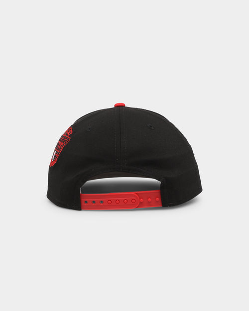 New Era Chicago Bulls 'Chenille' Golfer Snapback Black
