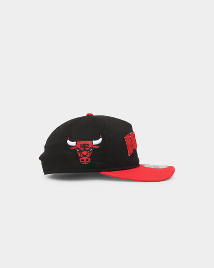 New Era Chicago Bulls 'Chenille' Golfer Snapback Black