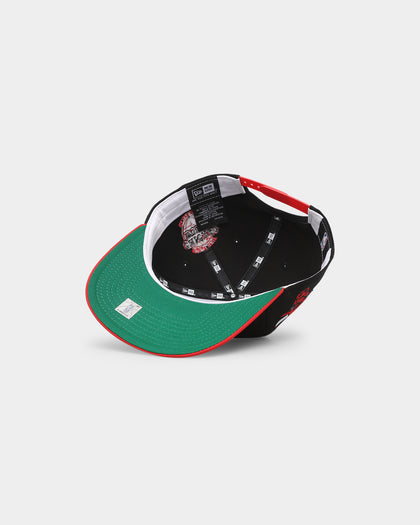 New Era Chicago Bulls 'Chenille' Golfer Snapback Black