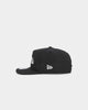 New Era Chicago Bulls 'Black Chrome Script' Prolight Old Golfer Snapback Black