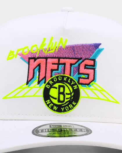 New Era Brooklyn Nets 'Retro Arcade' Prolight Old Golfer Snapback White