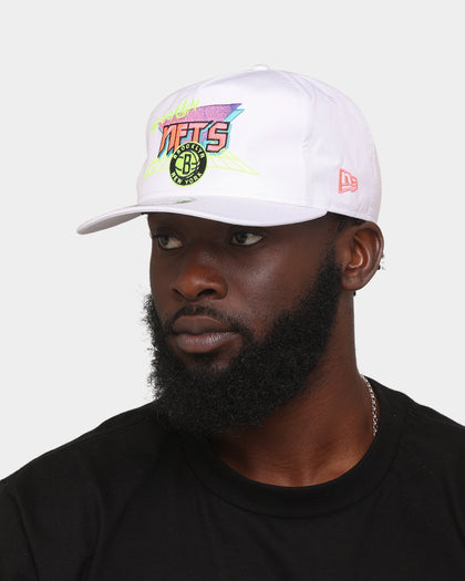 New Era Brooklyn Nets 'Retro Arcade' Prolight Old Golfer Snapback White