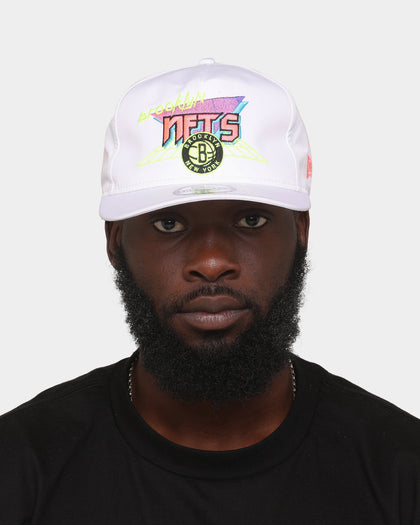 New Era Brooklyn Nets 'Retro Arcade' Prolight Old Golfer Snapback White