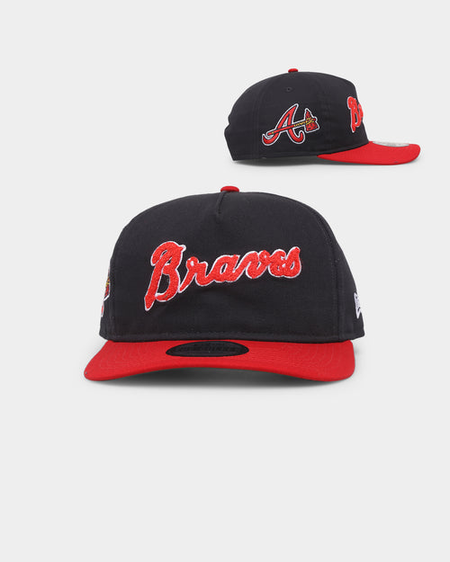 New Era Atlanta Braves 'Chenille' Golfer Snapback Navy