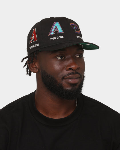 New Era Arizona Diamondbacks 'Logo Evolution' Golfer Snapback Collection Black