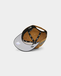 New Era Oakland Raiders 'Midnight Harvest 2-Tone' Old Golfer Snapback Wheat/Navy