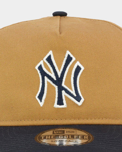 New Era New York Yankees 'Midnight Harvest 2-Tone' Old Golfer Snapback Wheat/Navy