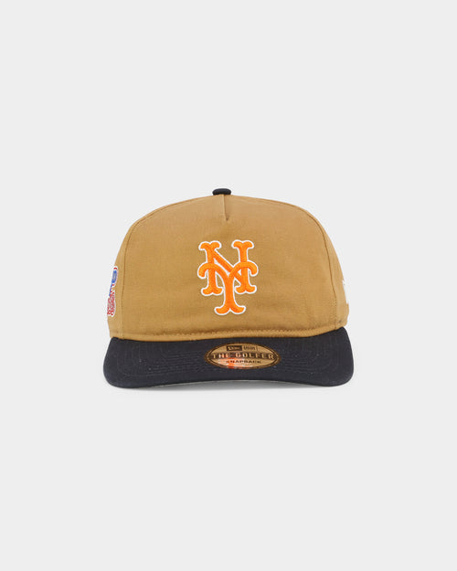 New Era New York Mets 'Midnight Harvest 2-Tone' Old Golfer Snapback Wheat/Navy
