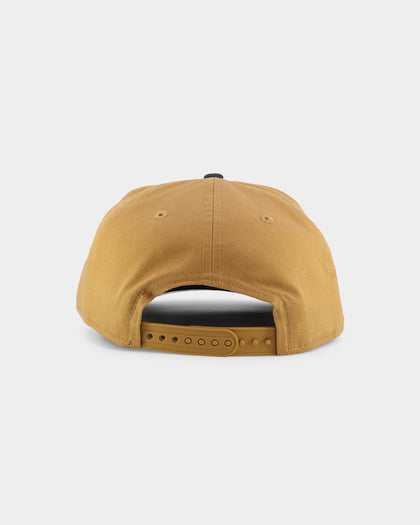 New Era New York Mets 'Midnight Harvest 2-Tone' Old Golfer Snapback Wheat/Navy