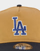 New Era Los Angeles Dodgers 'Midnight Harvest 2-Tone' Old Golfer Snapback Wheat/Navy