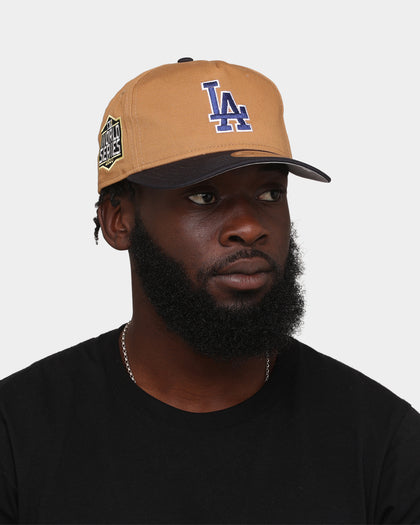 New Era Los Angeles Dodgers 'Midnight Harvest 2-Tone' Old Golfer Snapback Wheat/Navy