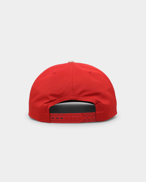 New Era Chicago Bulls 'OTC Chrome Prolight' Golfer Snapback Red