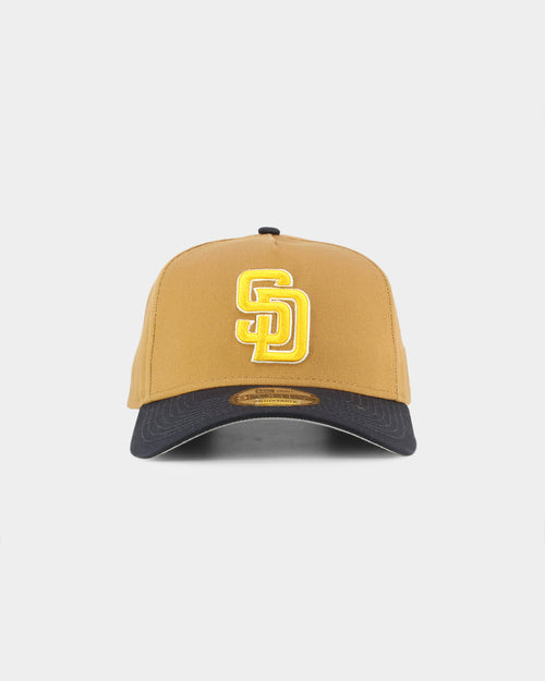 New Era San Diego Padres 'Midnight Harvest 2-Tone' 9FORTY A-Frame Snapback Wheat/Navy