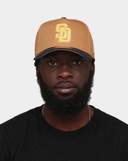 New Era San Diego Padres 'Midnight Harvest 2-Tone' 9FORTY A-Frame Snapback Wheat/Navy