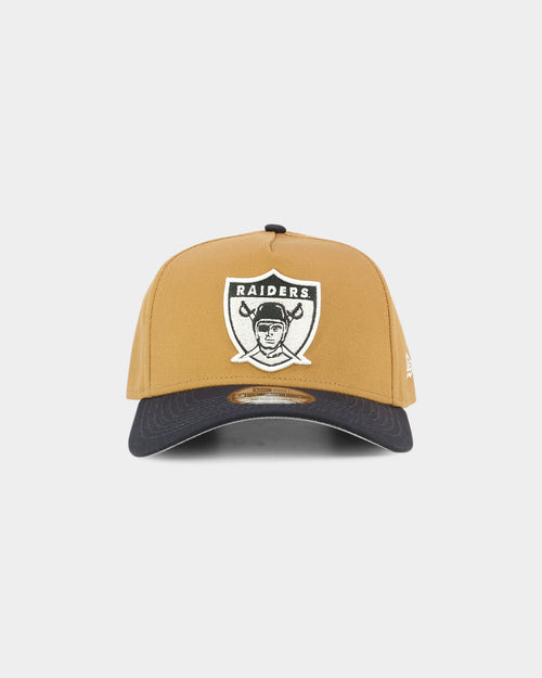 New Era Oakland Raiders 'Midnight Harvest 2-Tone' 9FORTY A-Frame Snapback Wheat/Navy