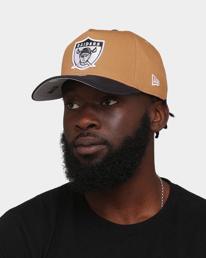 New Era Oakland Raiders 'Midnight Harvest 2-Tone' 9FORTY A-Frame Snapback Wheat/Navy