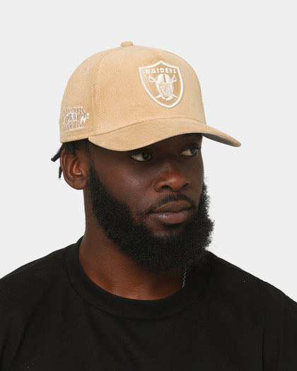 New Era Oakland Raiders 'Classic Corduroy' 9FORTY A-Frame Snapback Wheat