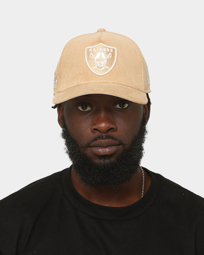 New Era Oakland Raiders 'Classic Corduroy' 9FORTY A-Frame Snapback Wheat