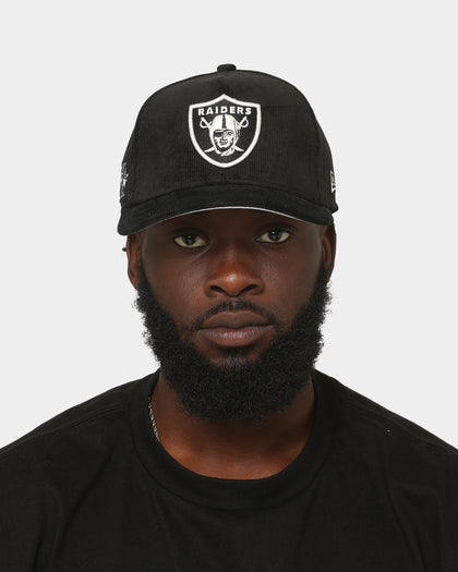 New Era Oakland Raiders 'Classic Corduroy' 9FORTY A-Frame Snapback Black