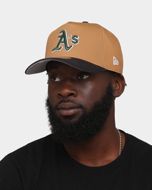 New Era Oakland Athletics 'Midnight Harvest 2-Tone' 9FORTY A-Frame Snapback Wheat/Navy