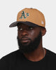 New Era Oakland Athletics 'Midnight Harvest 2-Tone' 9FORTY A-Frame Snapback Wheat/Navy