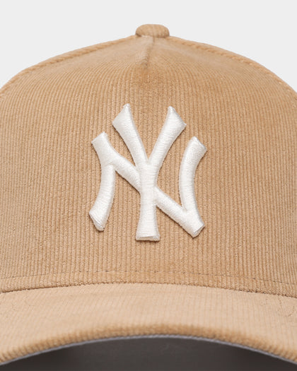 New Era New York Yankees 'Classic Corduroy' 9FORTY A-Frame Snapback Wheat