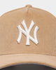 New Era New York Yankees 'Classic Corduroy' 9FORTY A-Frame Snapback Wheat