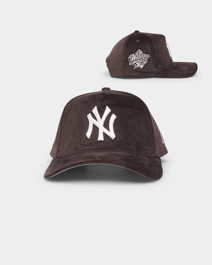New Era New York Yankees 'Classic Corduroy' 9FORTY A-Frame Snapback Burnt Woodv