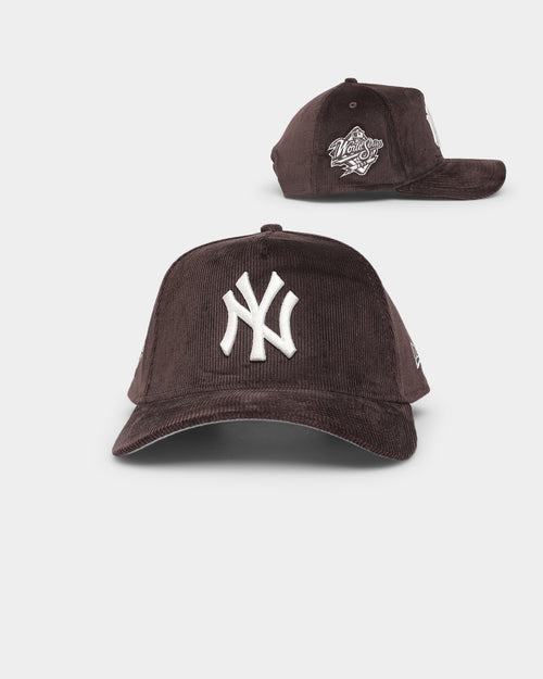 New Era New York Yankees 'Classic Corduroy' 9FORTY A-Frame Snapback Burnt Woodv